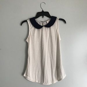Merona collared and embellished tank top